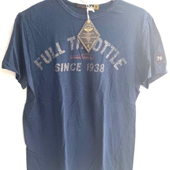 Johnson Motors Full Throttle Short Sleeve Medium NWT!! - Picture 1 of 7